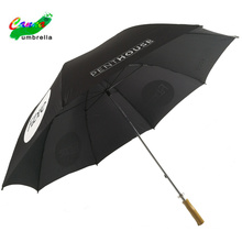Logo d&#39;impression par transfert de chaleur numérique 3D personnalisé personnalisé parapluies de golf 60 &#39;&#39;, protection de pièces de parasol de golf pour parapluie